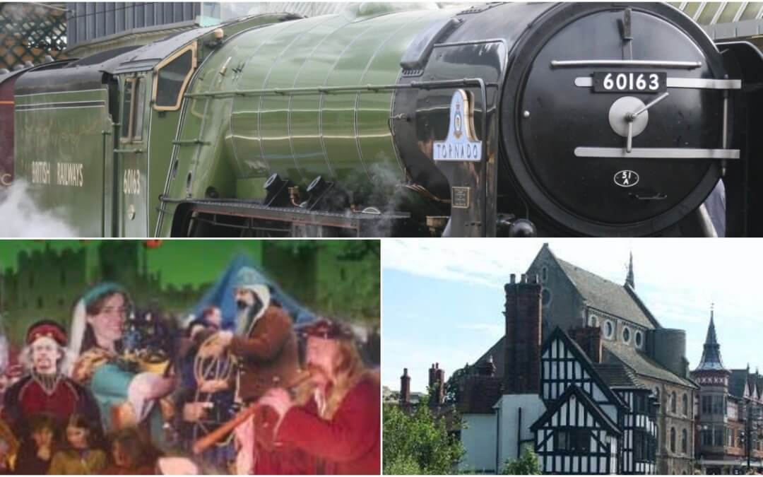 No 60163 Tornado, Ludlow Medieval Christmas Fayre & Shrewsbury