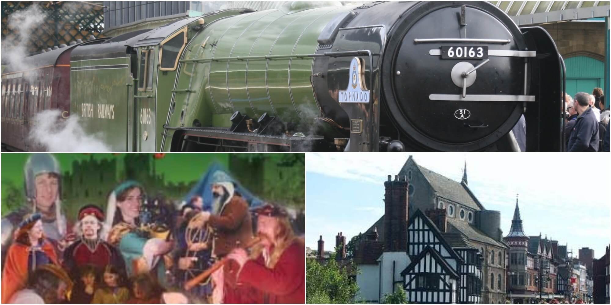 No 60163 Tornado, Ludlow Medieval Christmas Fayre & Shrewsbury